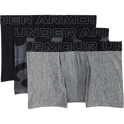Under Armour Performance Tech Boxerjock 3in 3-pack black camo print