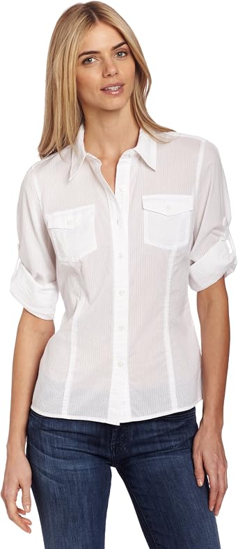Elbow-Sleeve Shirt at Amazon 