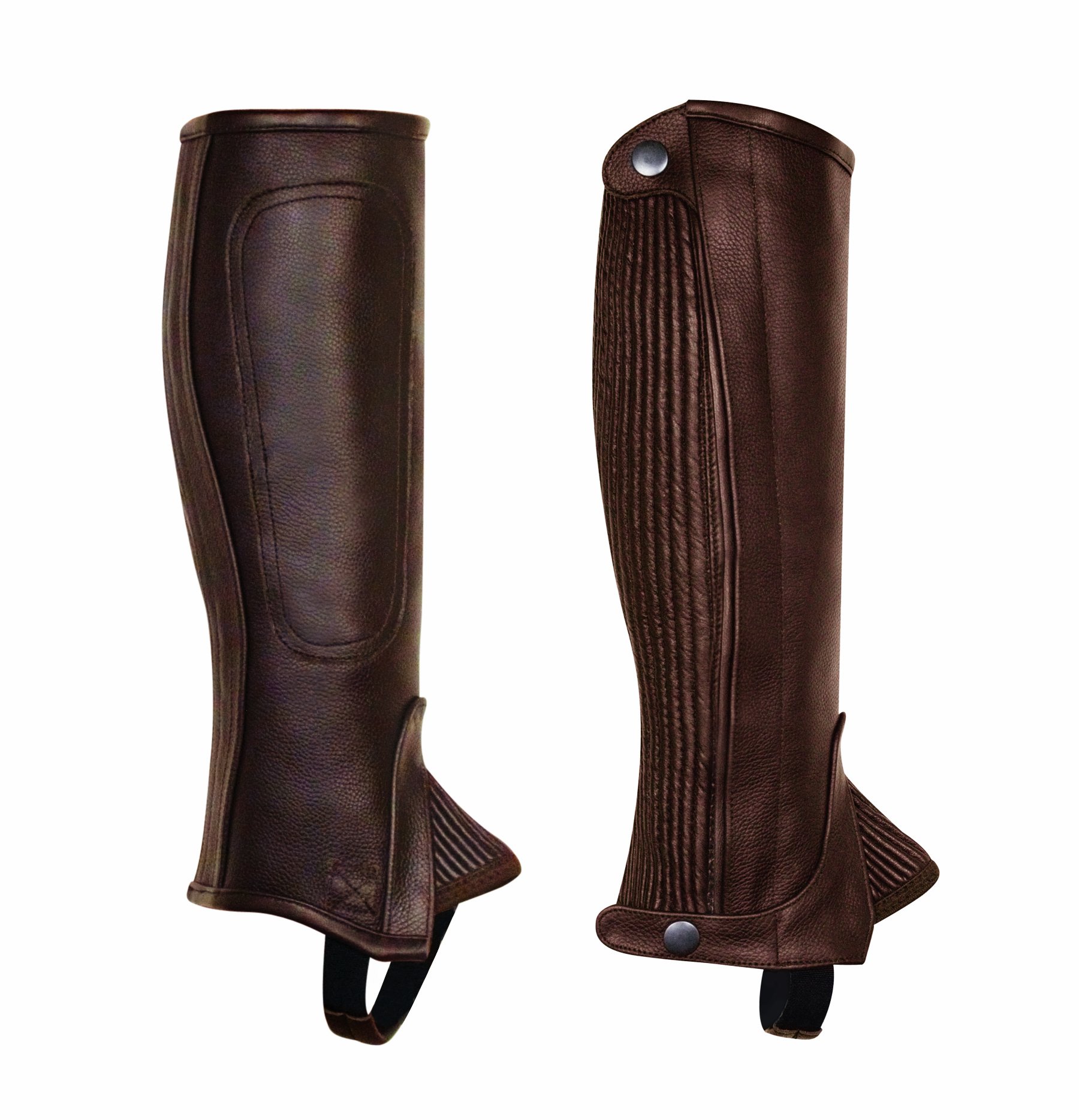 Perri's Ladies Preofessional Half Chaps, Brown, XX-Large