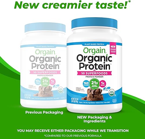 Miniatura 3 de Orgain proteína orgánica a base de plantas  polvo de superalimentos