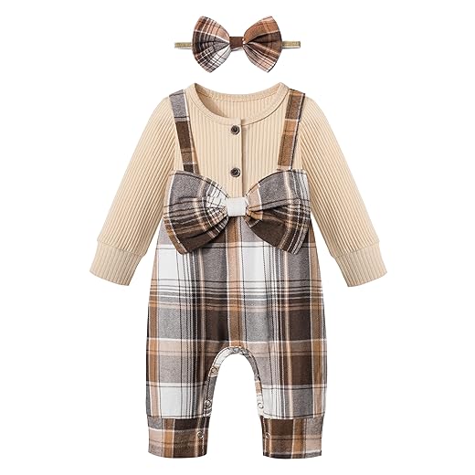 CRISONE Baby Girl Clothes 0 3 Months baby girl jumpsuit Long Sleeve Soft Black Romper Jumpsuit 2pcs Baby Girl Winter Clothes