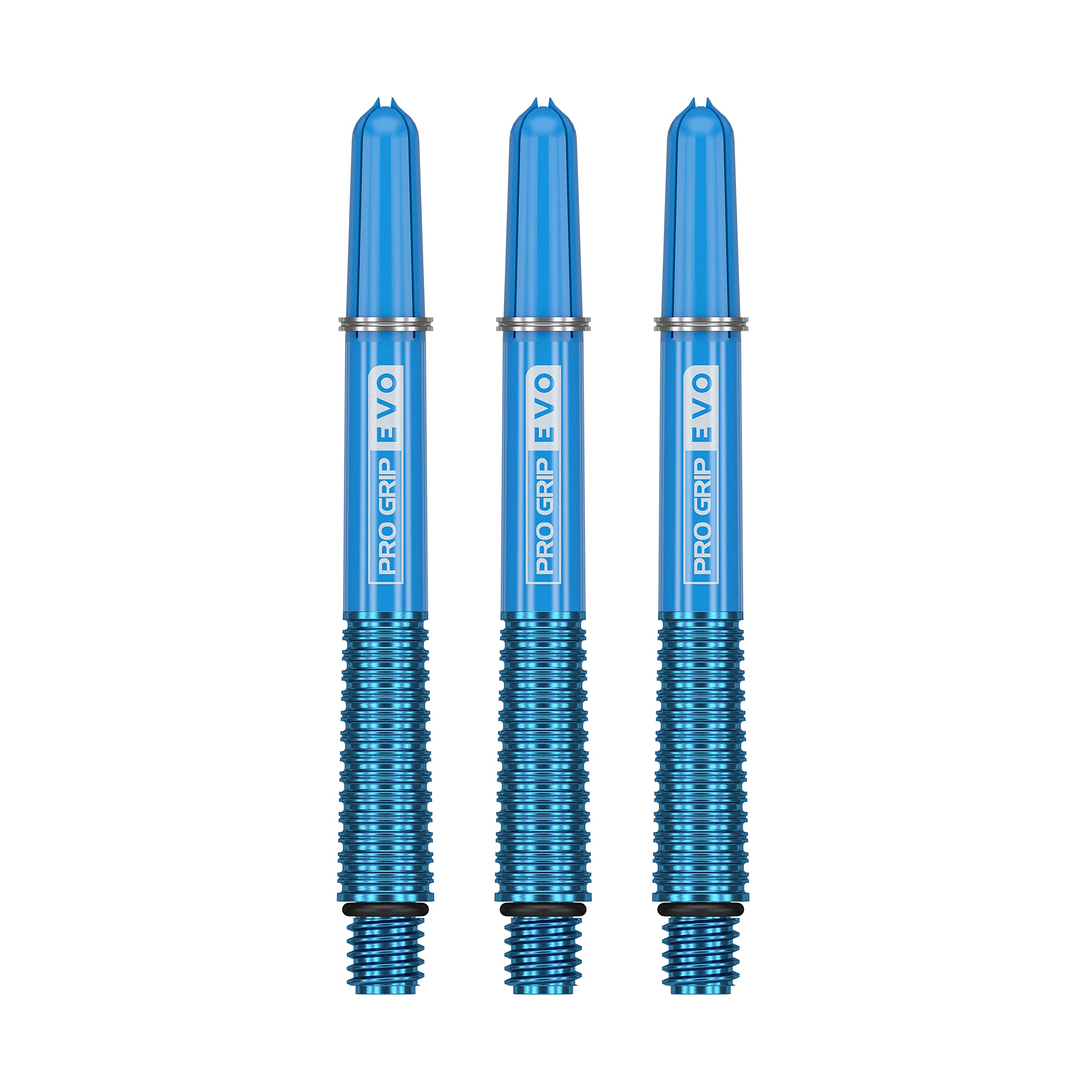Target Darts Pro Grip Evo Blue Aluminium Short Dart Shafts