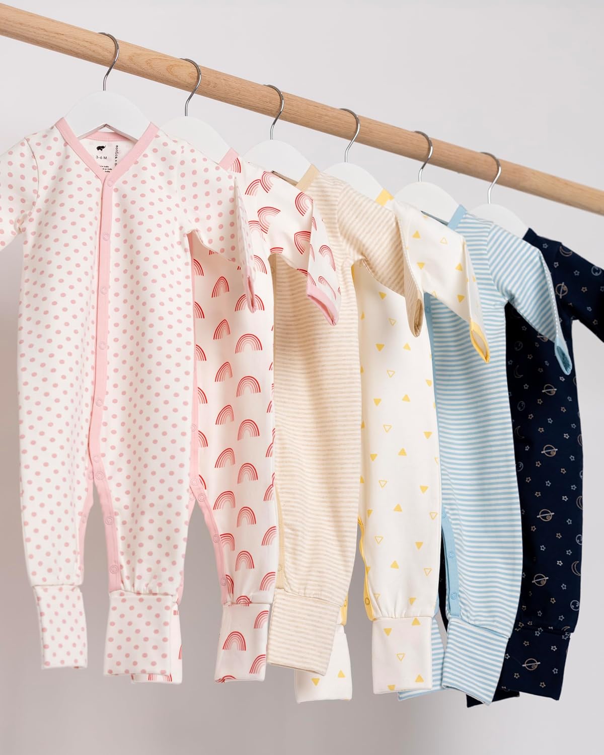 monica + andy On the Go Baby One Piece, 100% Organic Baby Clothes for Girls & Boys, Sizes For Preemie, Newborn, & Infant - Image 3