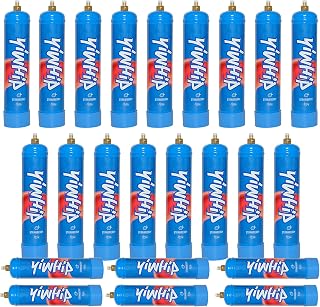 Whipped Cream Charger, 24 Pack 615g Strawberry with 0.95L Food Grade Gas Tanks, Perfect for Home Baking, Coffee Shops & Desserts Bulk Value Pack