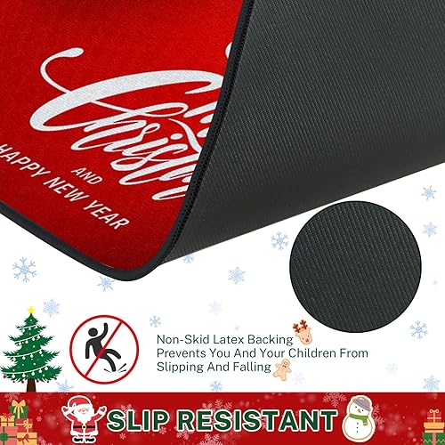 Miniatura 7 de ArtSocket Juego de 2 alfombras y tapetes de cocina de otoño, antideslizantes, lavables, diseño de hojas de arce otoñales, tapetes de cocina naranjas