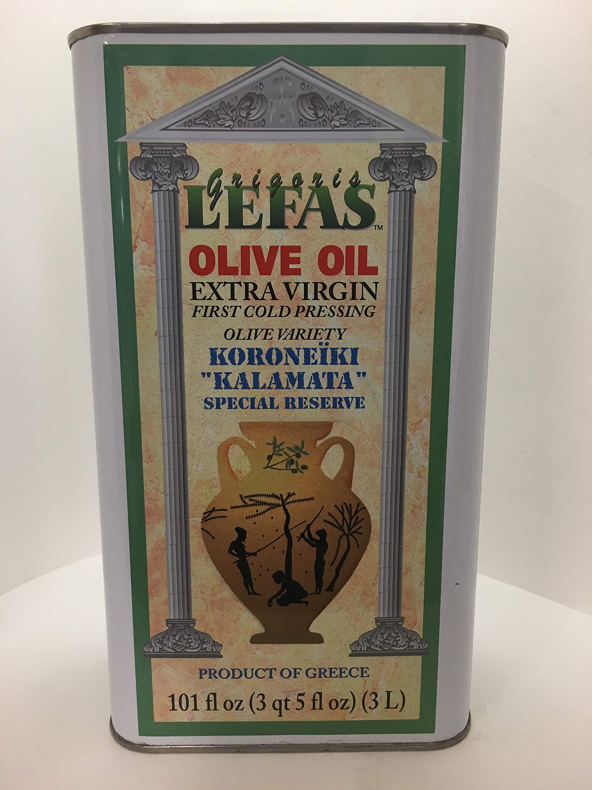 Grigoris Lefas Kalamata Extra Virgin Olive Oil - 3L