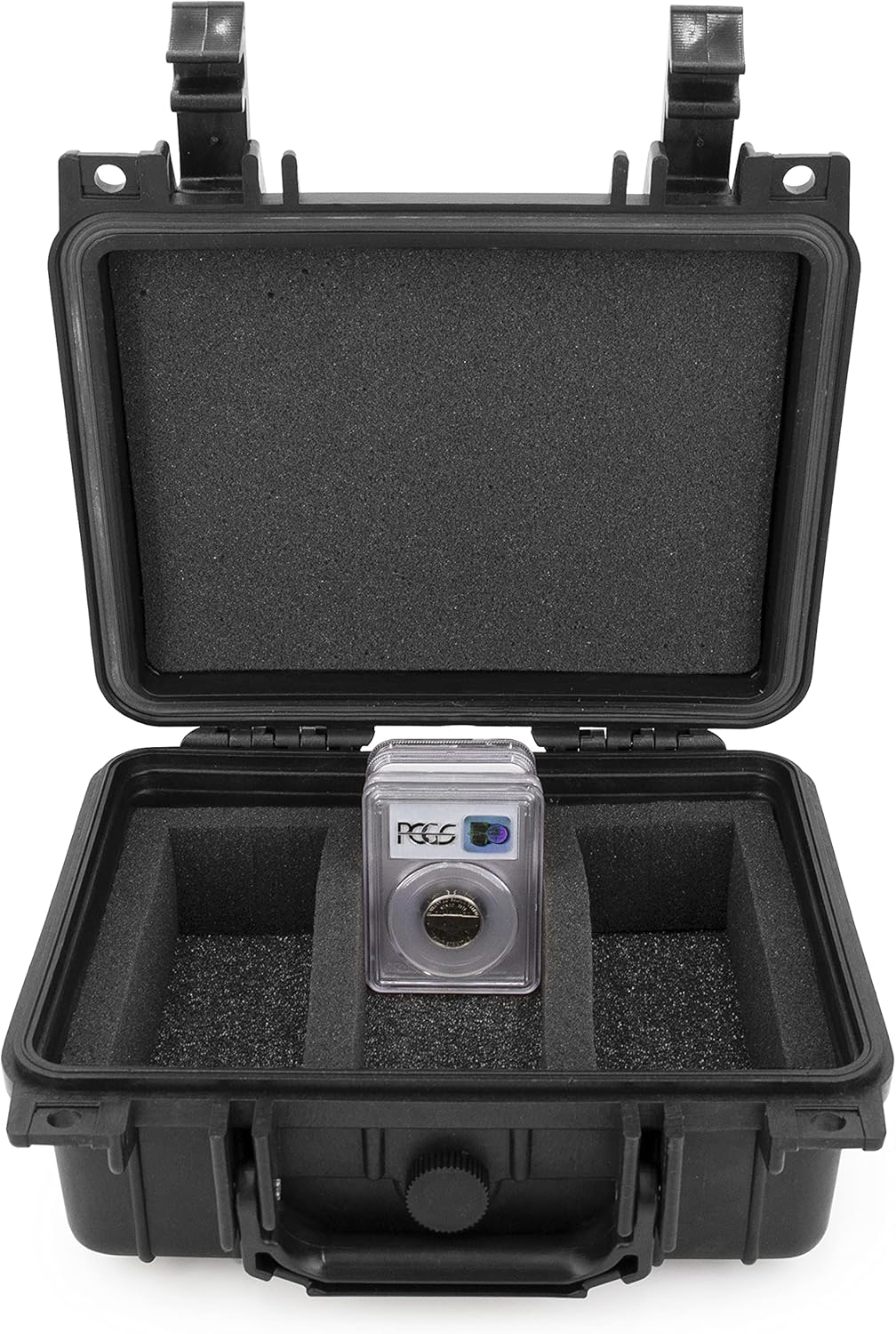 CASEMATIX Graded Coin Case Compatible with 40+ PCGS or NGC Coin Slabs , Waterproof Coin Storage Box with Customizable Foam Interior Will Fit Most Coin Holders For Collectors and Collection Supplies : Office Products