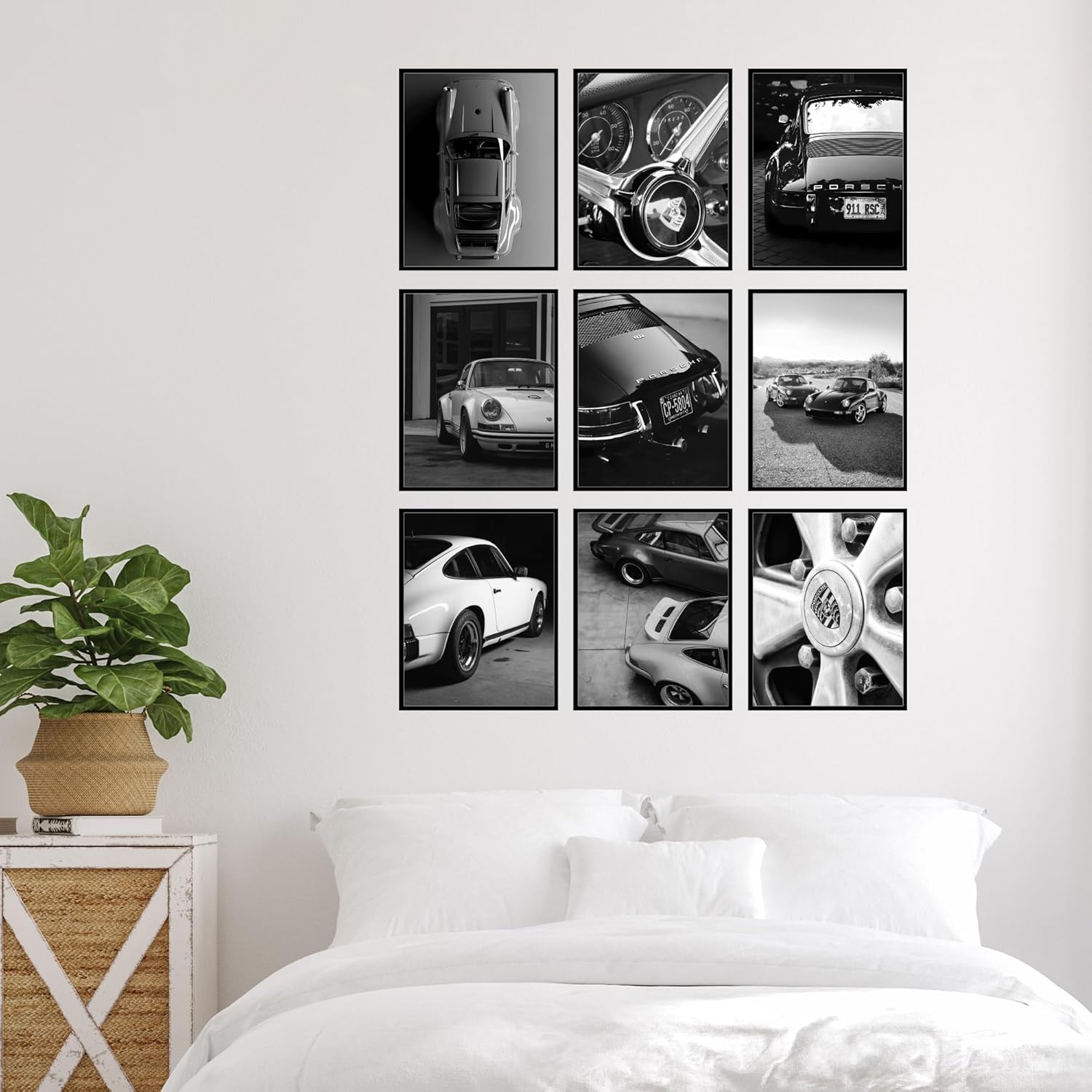 BigWig Prints Porsche 911 Poster - Porsche Wall Art, Vintage Car Poster, 911 GT3 RS Art, Garage Decor, Classic Car Wall Decor, Artwork for Garage - Unframed Set of 9 (8x10) - Image 7
