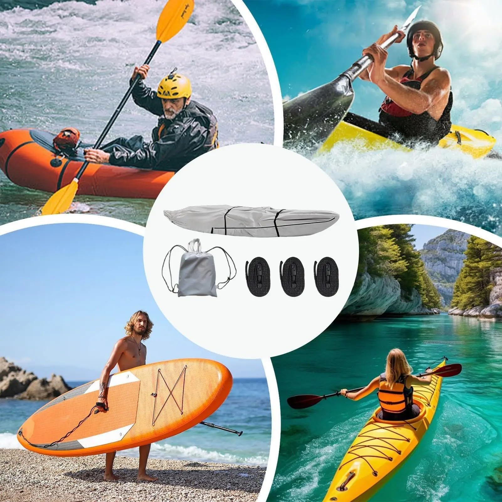 Funda para Kayak Funda Impermeable for Kayak 420D Oxford