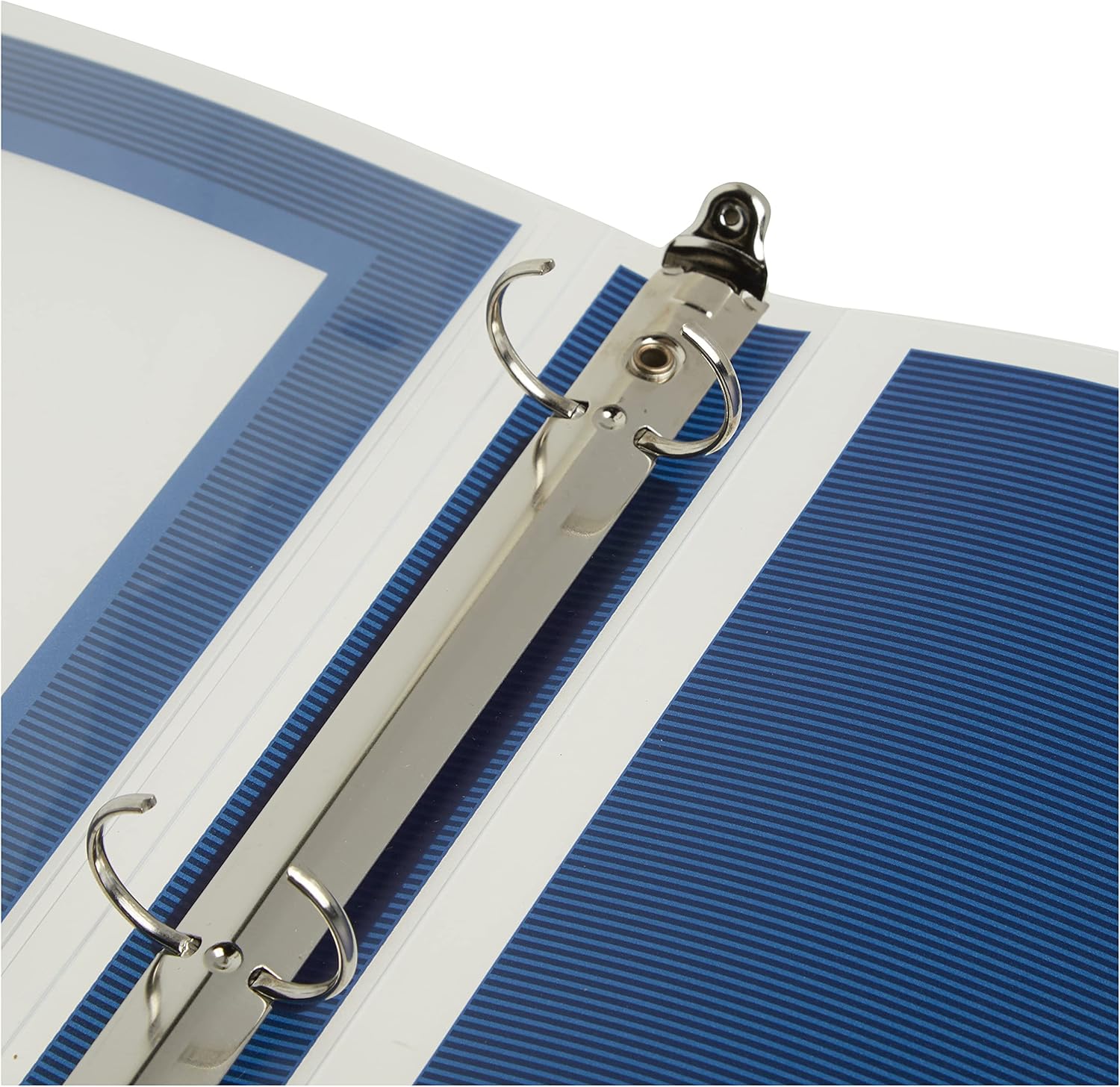 Avery Flexi-View 3 Ring Binder, 1 Inch Round Rings, 1 Navy Blue Binder (17685) : Round Ring Binders : Office Products
