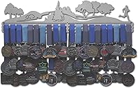 Vista 12 de Allied Medal Hangers - Trailscape - Corredor masculino o femenino - Múltiples opciones de tamaño disponibles - Soporte para premios deportivos