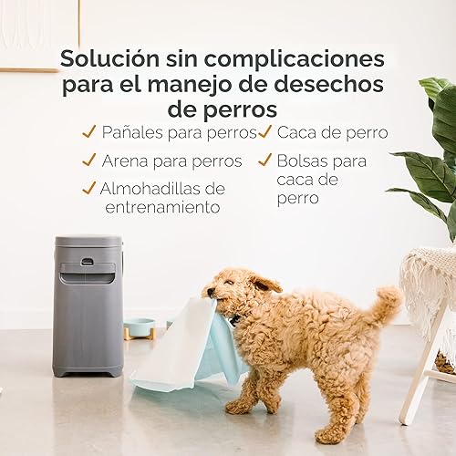 Miniatura 3 de Pet Genie Cubo Sistema de eliminación de residuos de perros para control de olores en exteriores e interiores Cubo de basura para excrementos