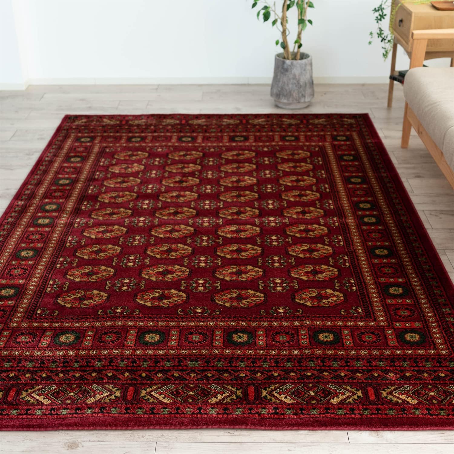 ふっかり！ウィルトン織 モダン ギャッベ ラグ 150×225cm-65001 専用