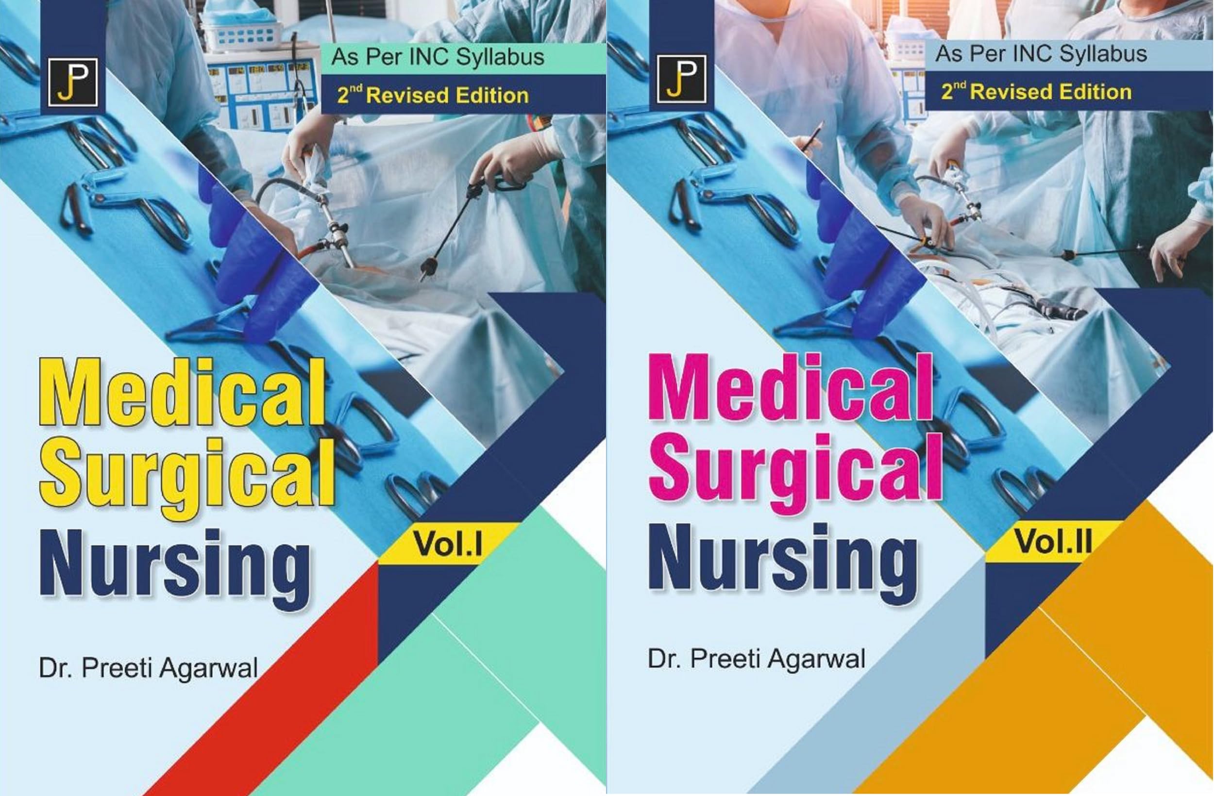 Medical Surgical Nursing - 1 & 2 (Combo Set of 2 Books) for G.N.M. 2nd Year Students (As Per Newly Revised Syllabus of INC) 2nd Revised Edition