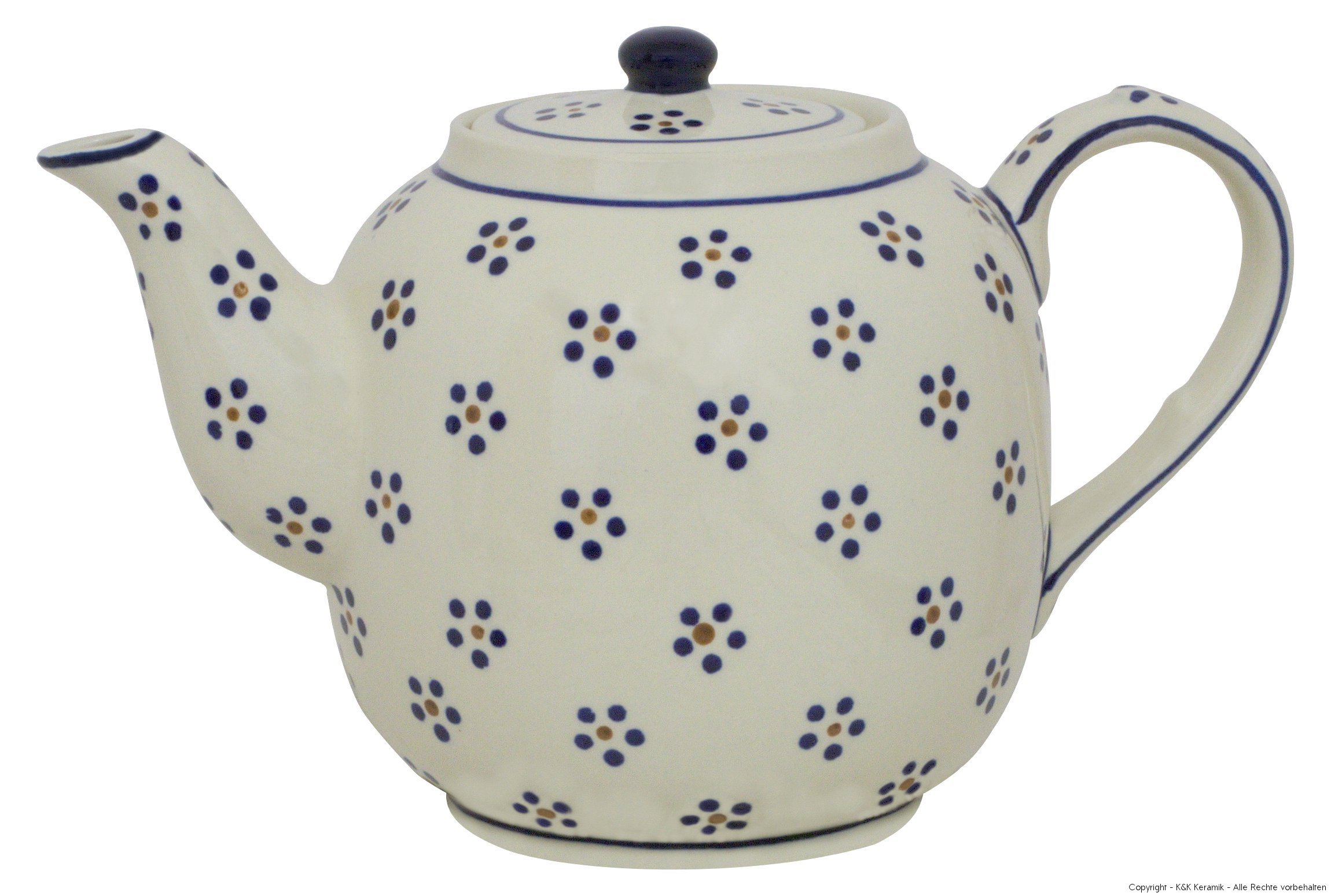 Théière en céramique de table Bunzlauer Keramik 1,5 l Motif 1