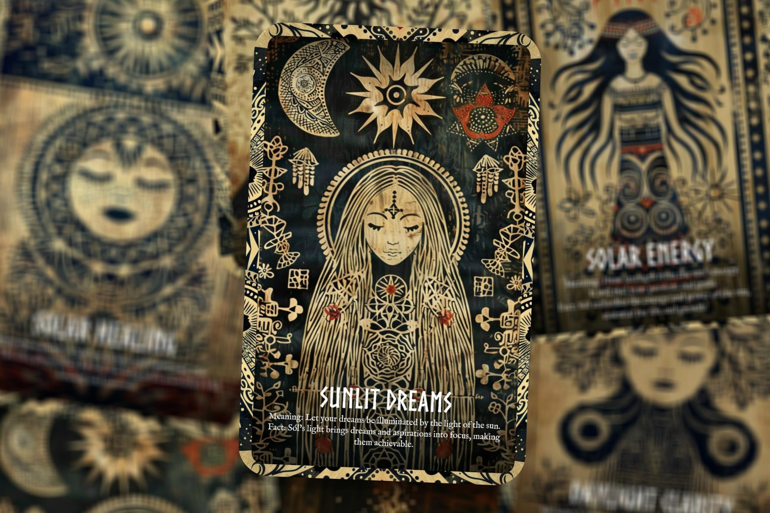 Ibiza Tarot The Oracle of Sol - Wisdom of The Goddesses - Oracle Cards - Nordic Goddess Insights - Divination Tools