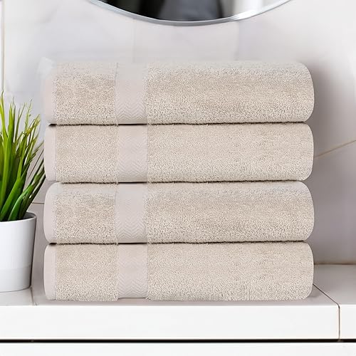 Vista 185 de Superior Juego de toallas de baño de algodón de 2 piezas, toallas grandes para cuerpo, secado rápido, artículos esenciales de baño, baño