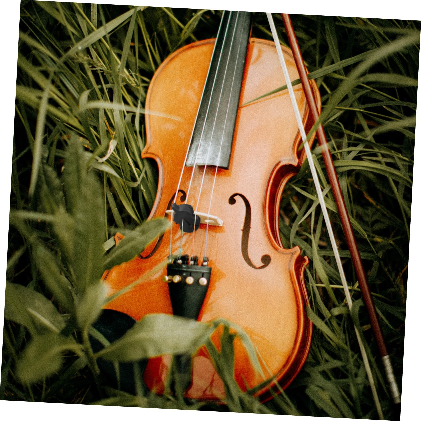 Sordina Tono per 8 Violino Silenziatore in Pezzi Gomma Riduce Volume senza Influenzare per Pratica del Principianti