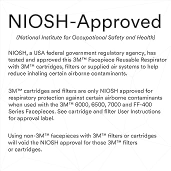 3M Ultimate FX Full Facepiece Reusable Respirator, FF-401, NIOSH, ANSI, Six-Strap Harness for a Secure Comfortable Fit, Cool Flow Valve, Passive Speaking Diaphragm, Small