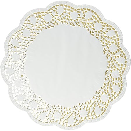 250 Centrini Rotondi In Carta Bianca - 31cm Diametro Per Tavola Elegante - Foto 5