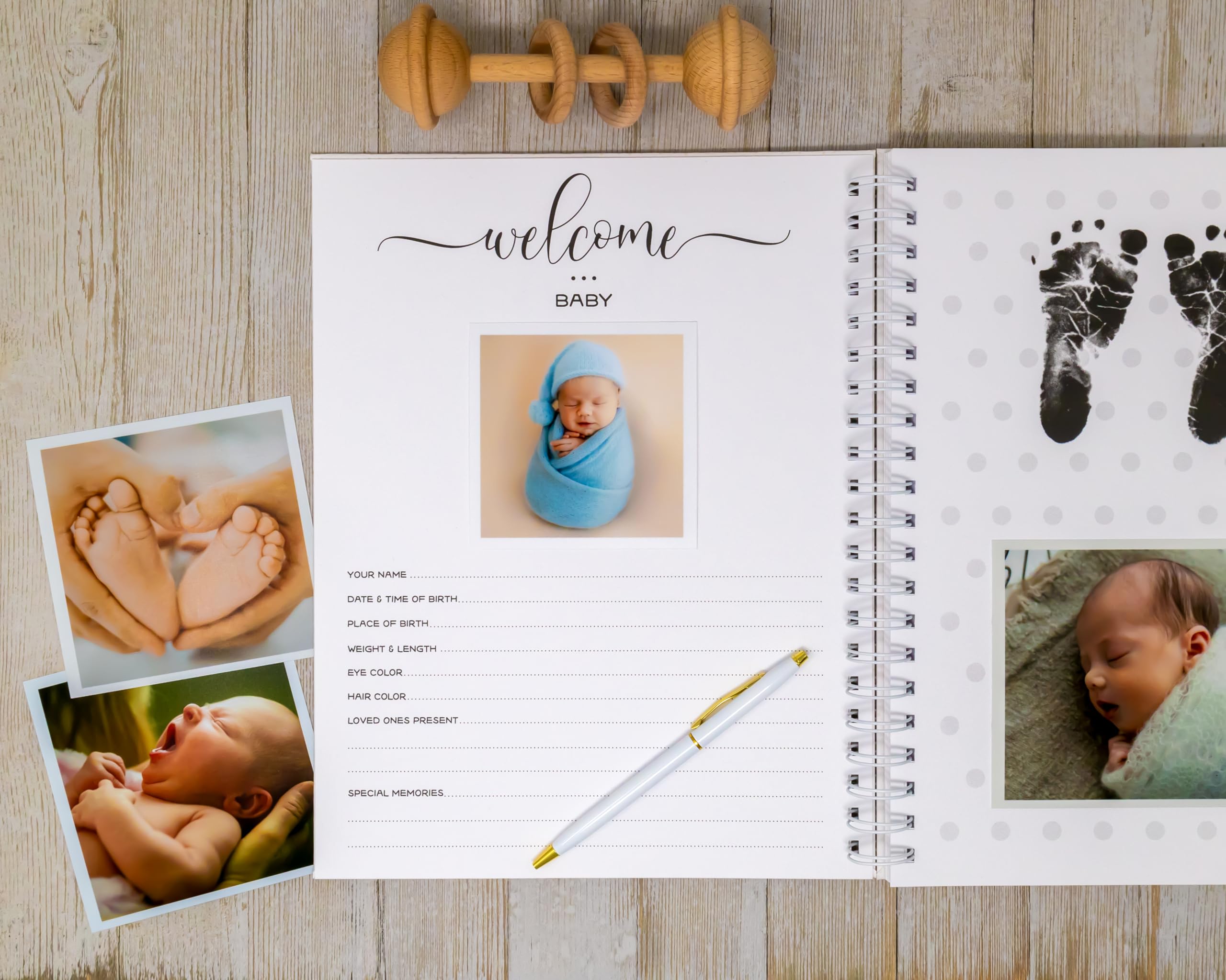 Amazon.com: Baby Memory Book - Hard Cover First Year Album