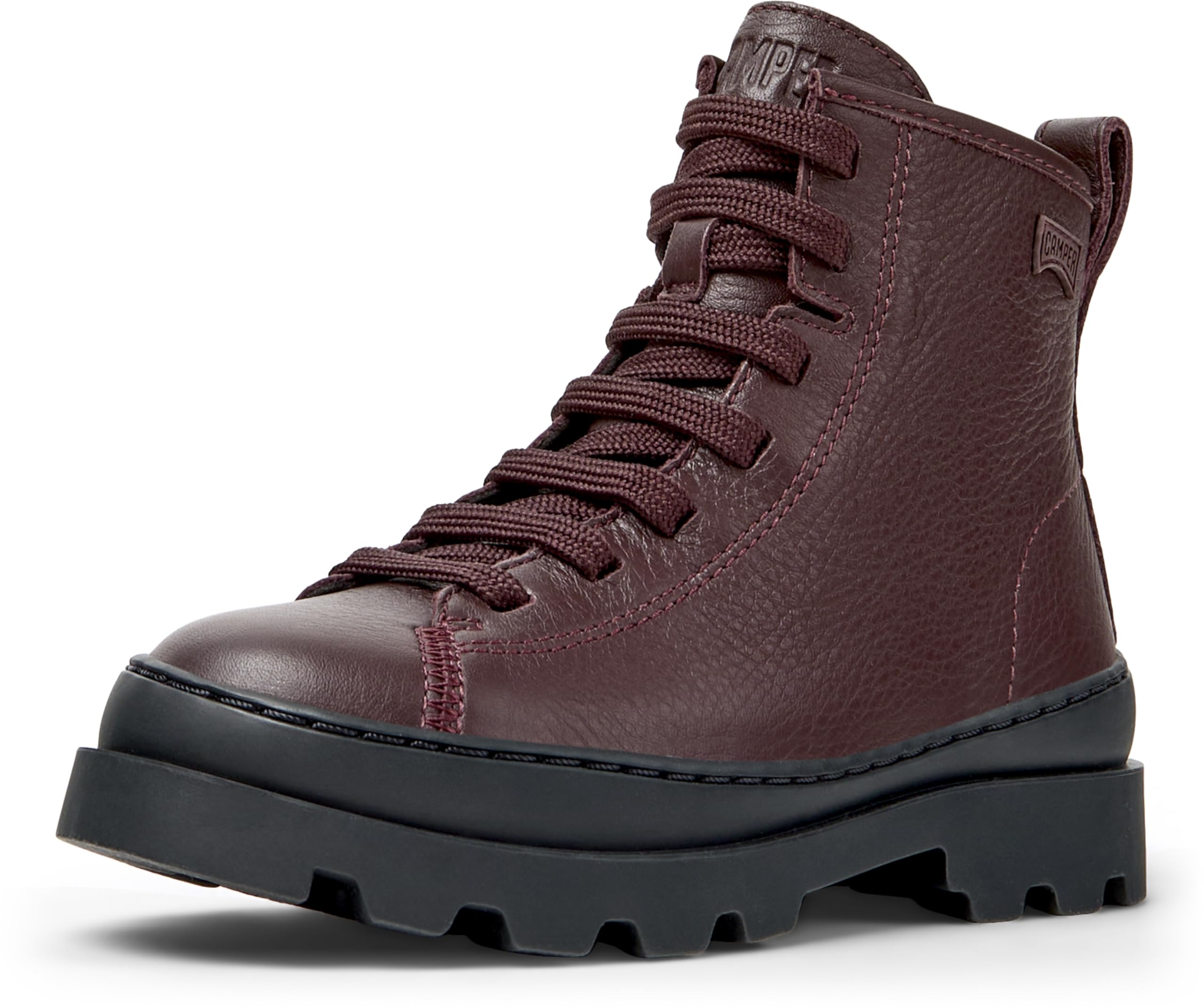Camper Brutus K900179 Lace Up Bootie, Burgundy 031, 31 EU, Burgundy 031, 12.5 UK Child