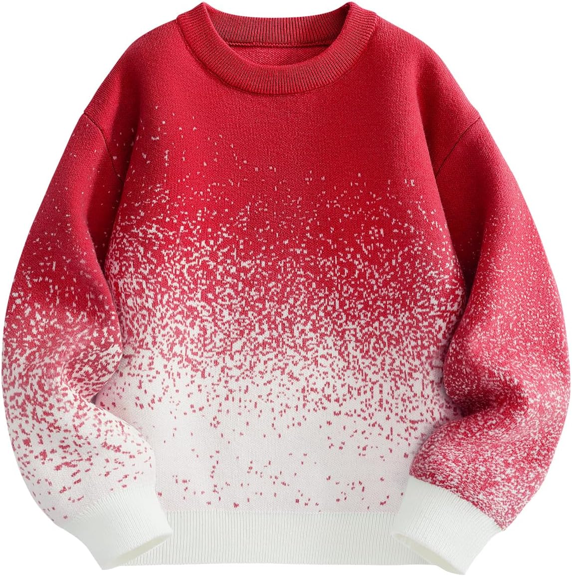 Girls Christmas Sweater Pullover Cable Knit Long Sleeve Crewneck Tops Kids Fall Winter Fashion Clothes 5-14 Years - Image 2