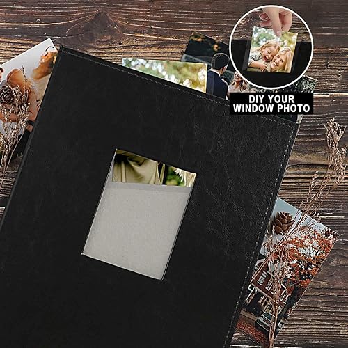 Miniatura 10 de Ywlake Álbum de fotos de 4 x 6 pulgadas, 1000 bolsillos, capacidad extragrande, para fotos familiares y de boda, capacidad para 1000 fotos