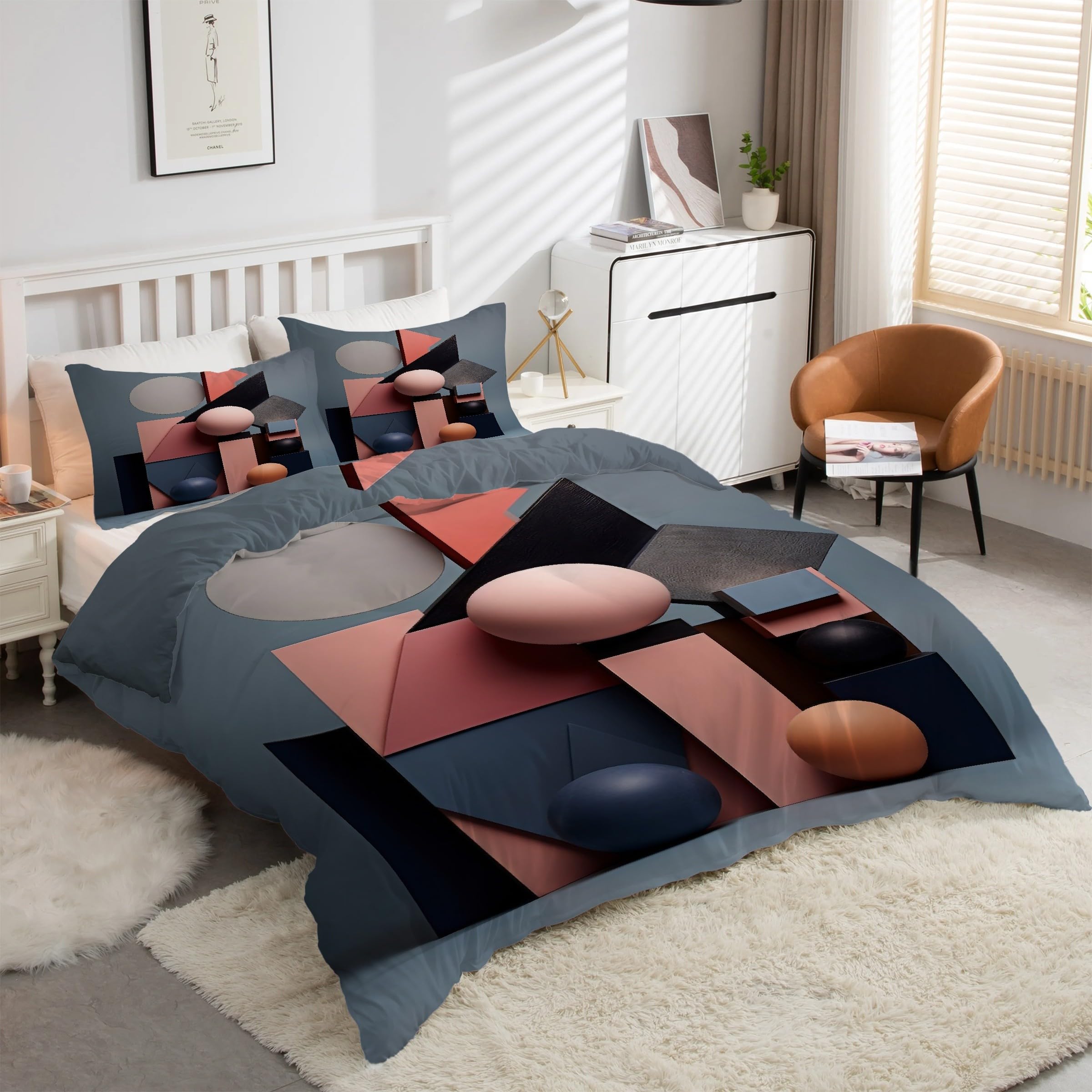 Housse de couette 240x260 en microfibre douce pour literie kK120