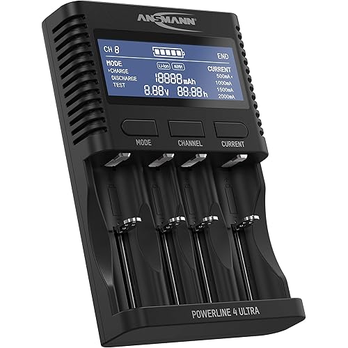 Ansmann Powerline 4 Ultra Battery Charger and Capacity Tester