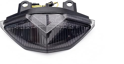 Miniatura 4 de TP Motorcycle Sequential LED Brake Tail Light Smoke Lens with Integrated Turn Signal Fit For Kawasaki 2011-2018 Ninja 1000,2010-2013 ZR1000