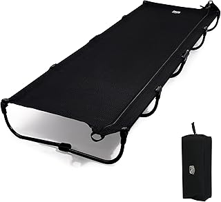 TIMBER RIDGE Camping Bed for Adults, Folding Camp Bed Single Lightweight Compact Portable, Easy Set up Sleeping Cot with Carry Bag for Outdoor Travel Camping Office