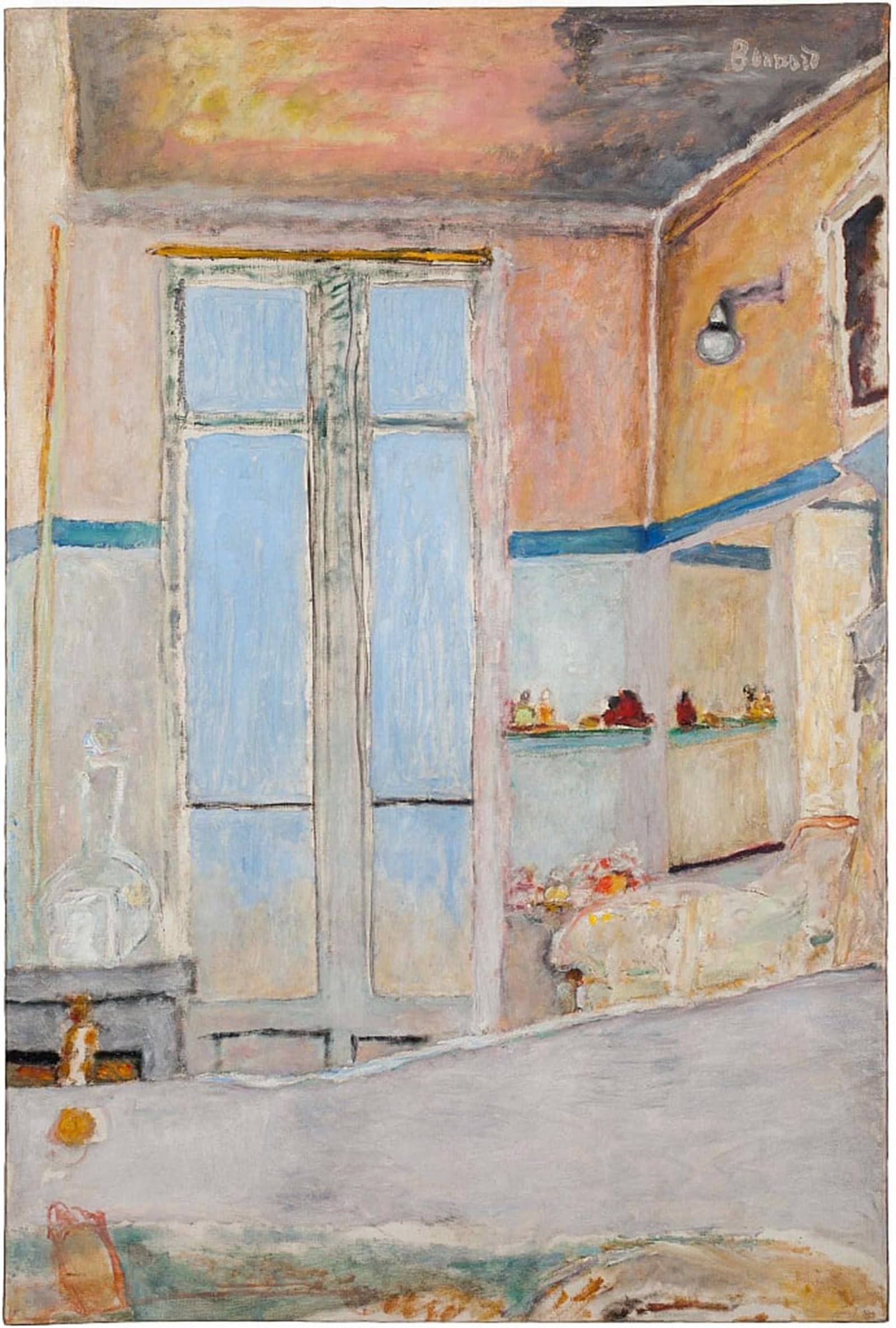 ARTXLXXBN Famous Print Painting Colorful Art Print in the Bathroom by Pierre Bonnard Canvas Art Decorations for Home Decor 60x90cm
