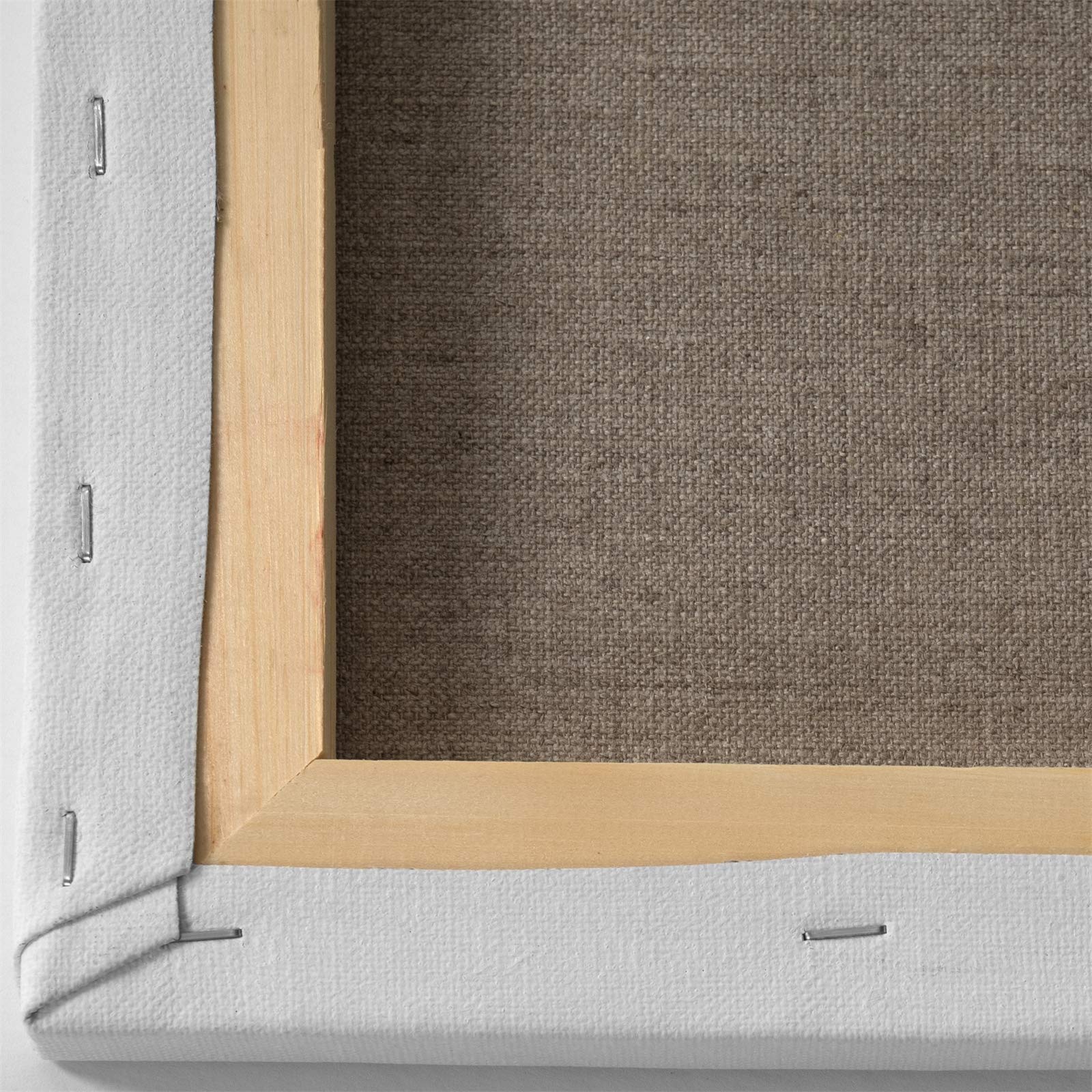 ARTIKUM 2X Linge Premium 40x50cm | Toile sur châssis 40 x 50 cm | 100% Toile de Lin ±430gsm Triple apprêt, prêt à Peindre châssis avec Toile