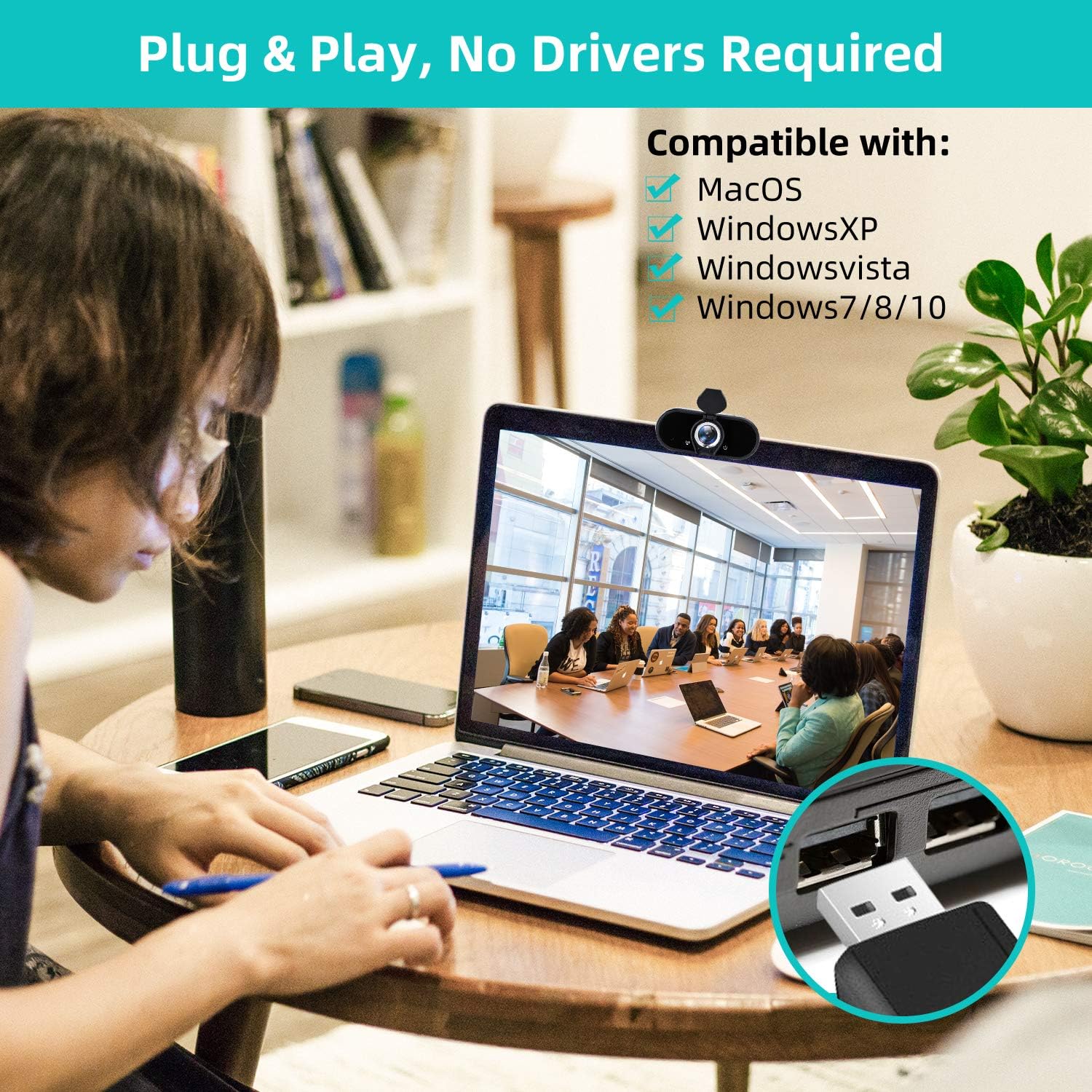 Cheapest 🛒 1080P Computer Web Camera, HD Webcam with Microphone, USB Plug and Play, Laptop Desktop PC Streaming Webcam with Privacy Cover, 120-degree Widescreen, for Skype,Youtube, Conferencing,Video Calling Free Shipping Over $50 1080P Computer Web Camera, HD Webcam with Microphone, USB Plug and Play, Laptop Desktop PC Streaming Webcam with Privacy Cover, 120-degree Widescreen, for Skype,Youtube, Conferencing,Video Calling