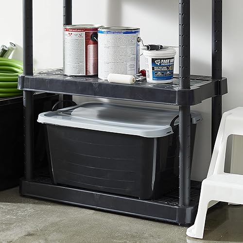 Miniatura 9 de Life Story Caja de almacenamiento y armario apilable con bloqueo de 55 cuartos de galón (paquete de 24)