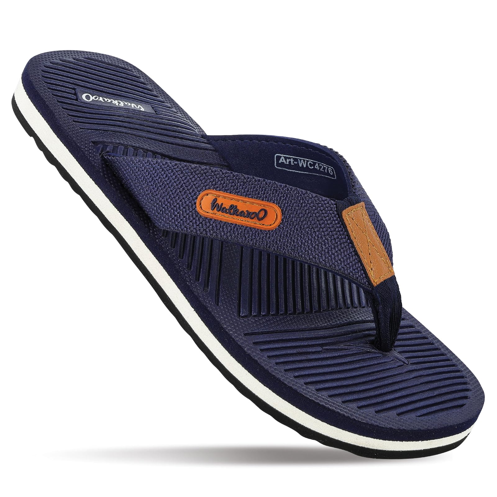 WALKAROO WC4276 Mens Casual Wear and Regular use Slippers for Indoor and Outdoor - Blue (B0CNLFLY6Y) Amazon Price History, Amazon Price Tracker