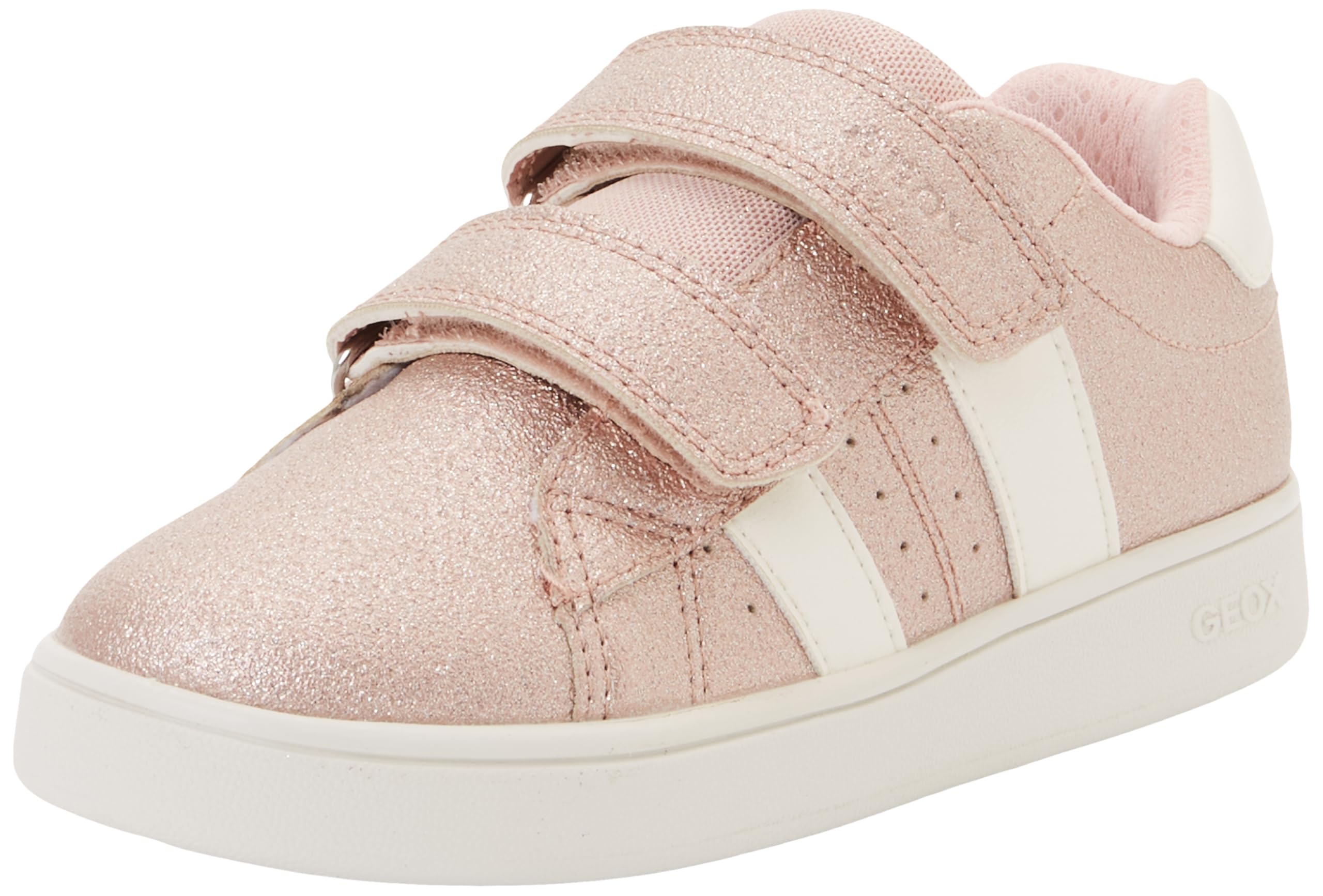Geox J ECLYPER Girl A Trainers, LT Rose/White, 34 EU