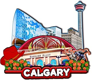 USA Calgary Wooden Magnet 3D Fridge Magnets Travel Collectible Souvenirs Decorations Handmade Crafts-2