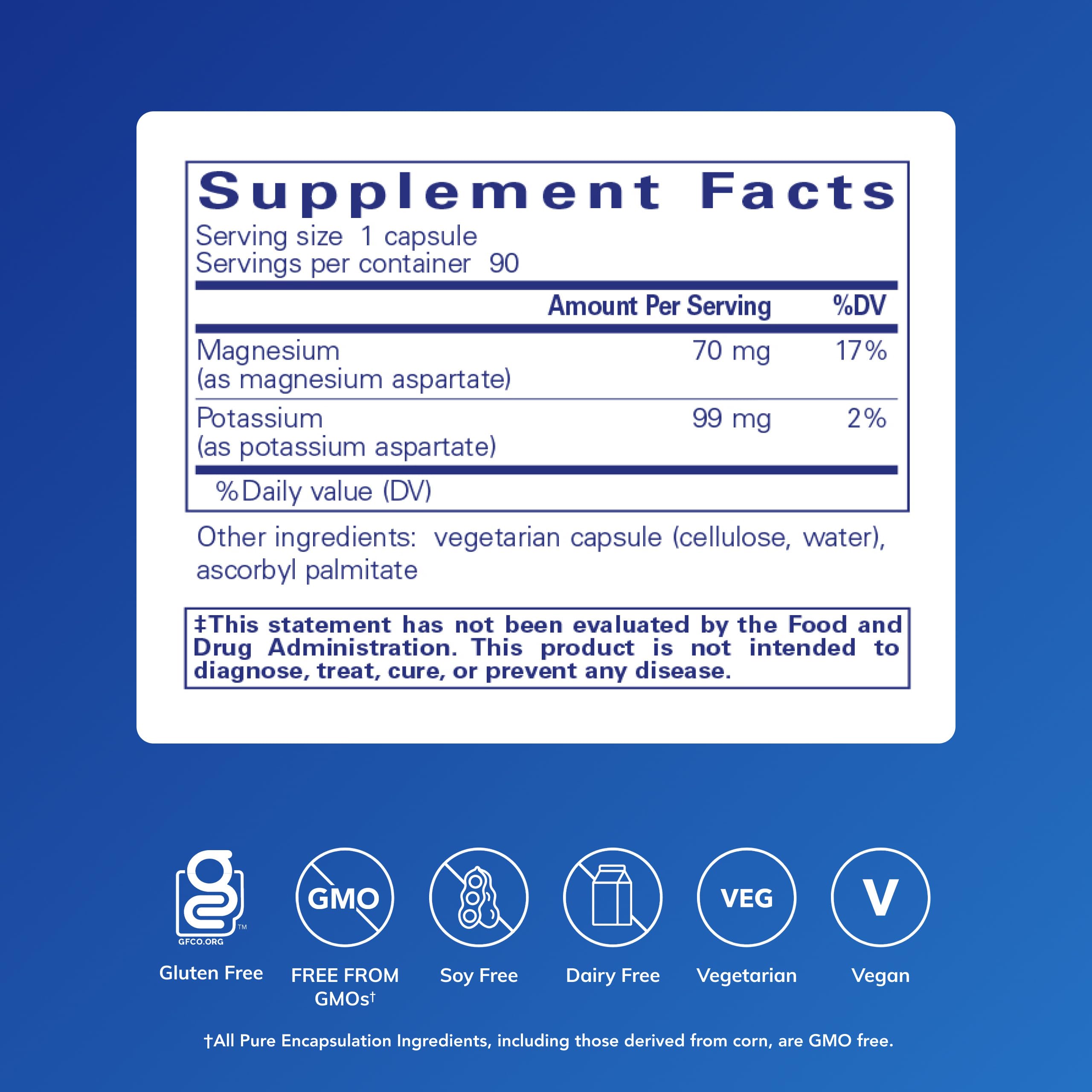 Pure Encapsulations Potassium Magnesium (Aspartate), 90 Capsules — Amazon image 2