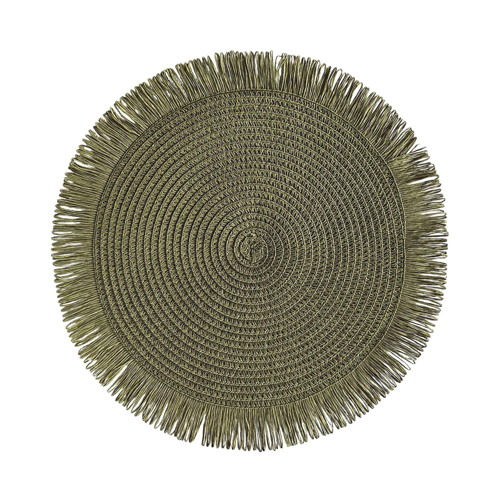 Zxfdsfdbnm Special Decorated Edged Placemat for Elegant Dining and Safe Round Place Mats Fringed Table Mats