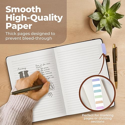 Miniatura 7 de Of a Happy Kind A5 Black Thread Bound Notebook