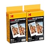 4Pass 2.1 x 3.4 Inches Film Cartridge (60 Sheets) for Kodak Mini 2 Retro and Mini Shot 2 Retro