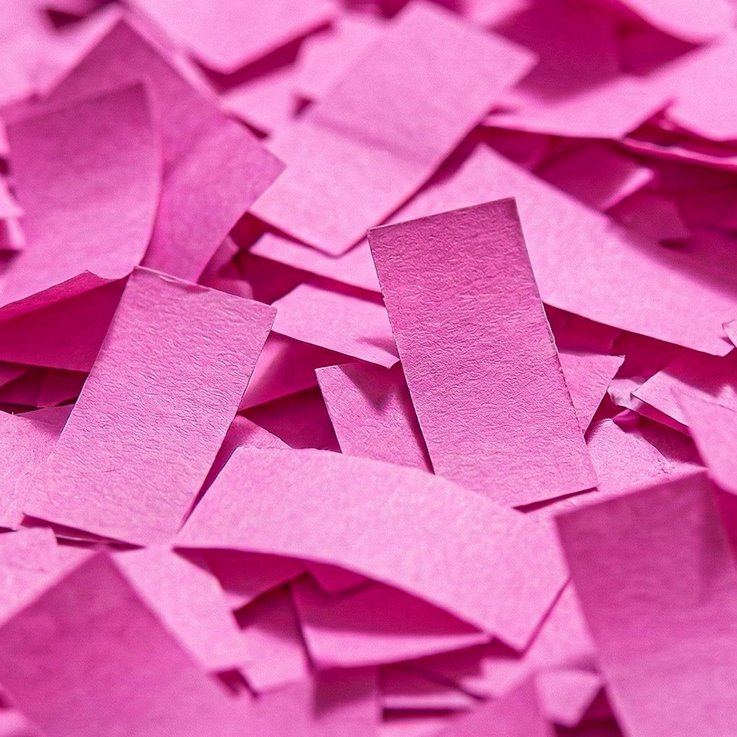 Pink Confetti Paper Bulk 2.2lbs (1kg) – Biodegradable Tissue Confetti | Non-Staining, Lightweight Confetti Refill for Confetti Cannon, Parties, Weddings, Events & Decorations