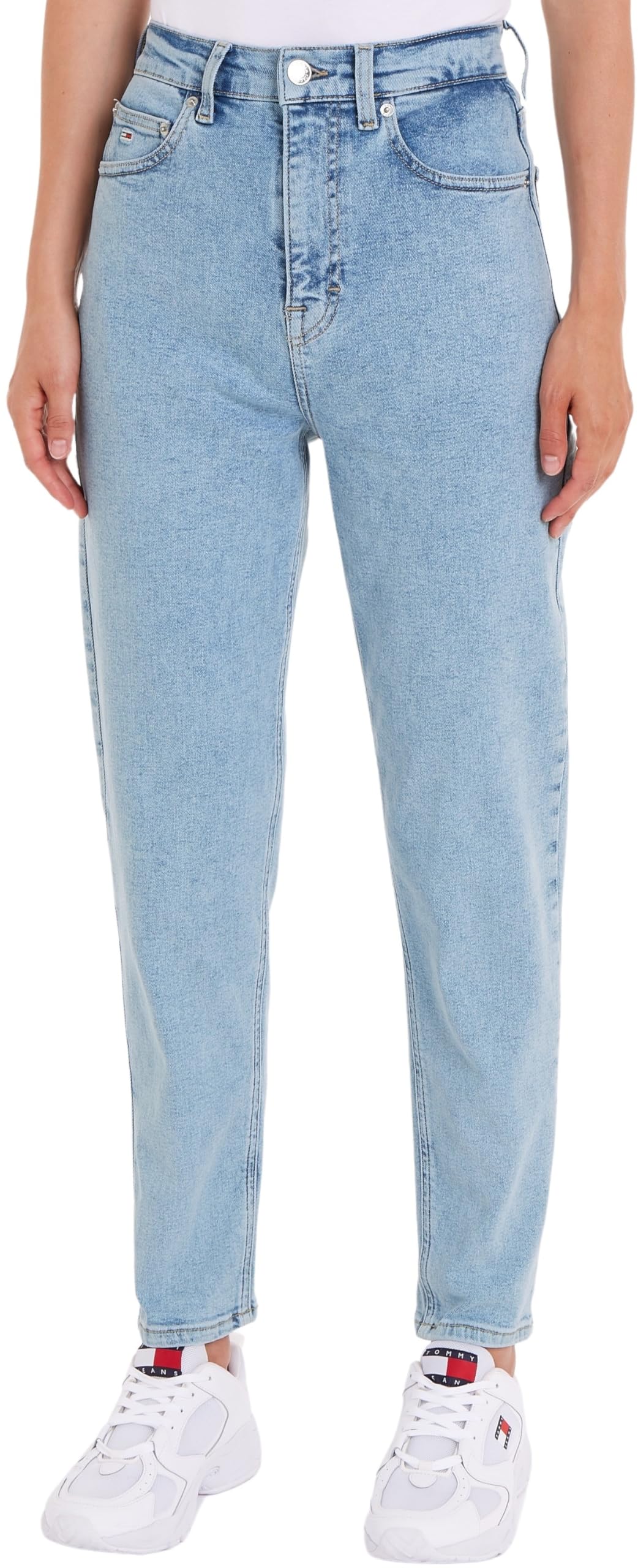 Tommy Jeans Mom Slim Uh Cg4215 - Spodnie jeansowe Kobiety