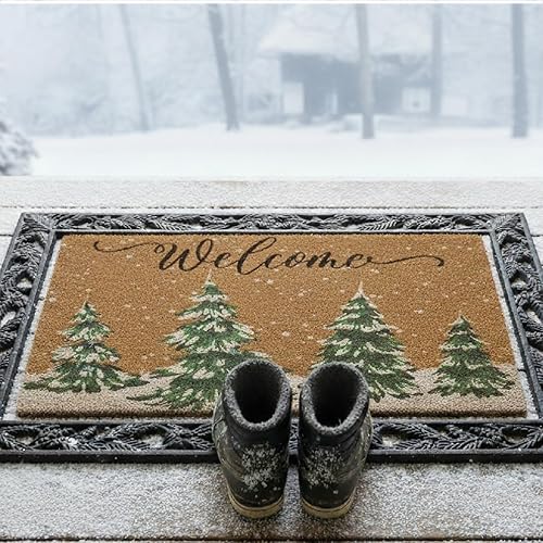 Miniatura 6 de Tapete de fibra de coco de girasol, flores, primavera, verano, exterior, bienvenida, tapete de bienvenida, tapete de PVC antideslizante, tapete de