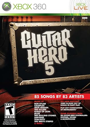 Guitar Hero 5 Stand Alone Software Bilingual game-play