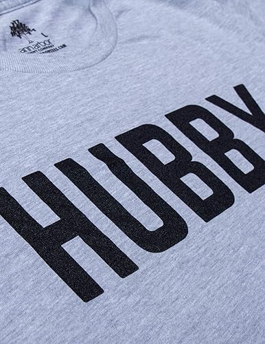 Miniatura 5 de Hubby Funny Dad Joke Groom Humor Matrimonio Aniversario Marido Saying Cute Dude Honeymoon Camiseta para hombre