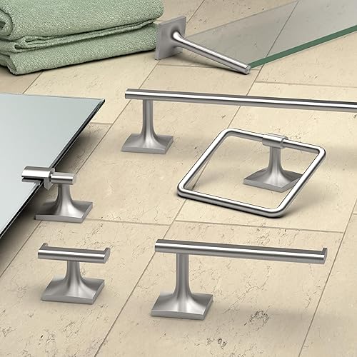 Miniatura 7 de Gatco 5586 Waterline - Estante de cristal, cromado