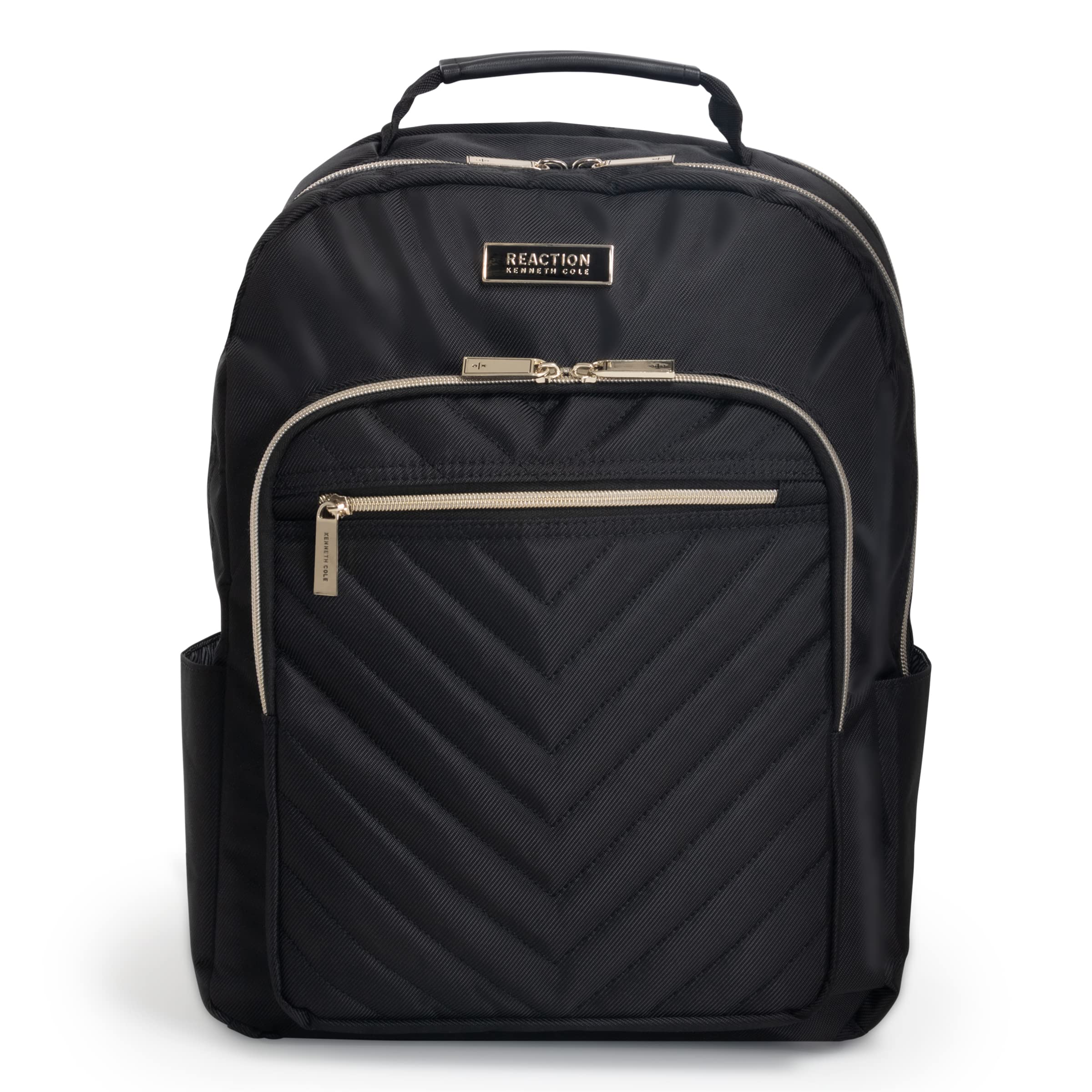 Reaction Women's Chelsea 15" Laptop Bag Computer Bookbag for Work, School, College, Nurse, Travel Daypack Purse Backpack, Black